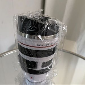 White camera coffee mug